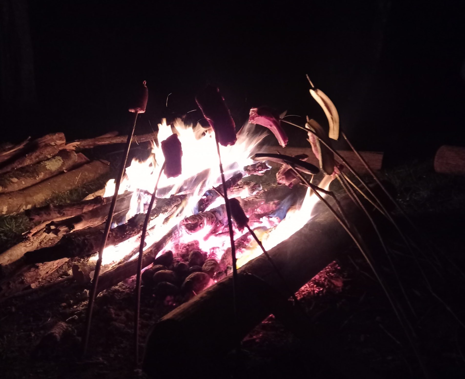 cuisson feu de bois